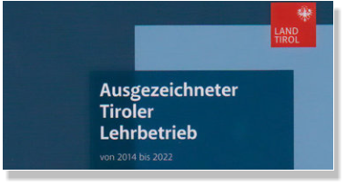 Ausgezeichneter Innsbrucker Lehrbetrieb